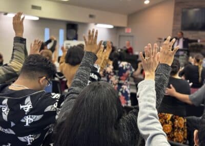Apostolic worship near Laveen, in South Phoenix, AZ